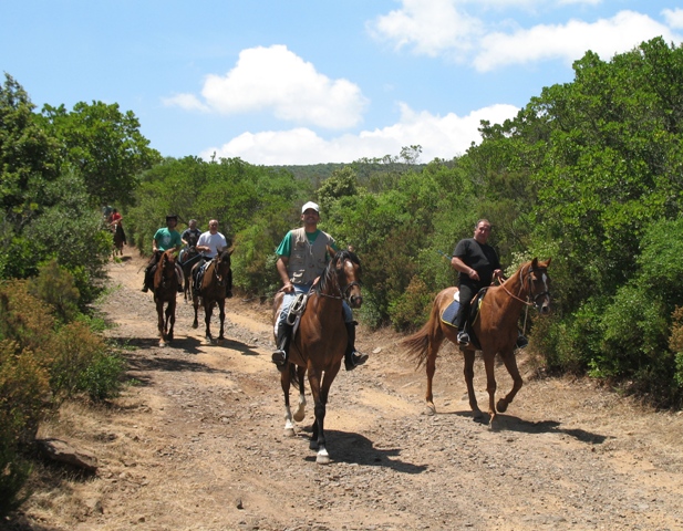 A cavallo sul monte Arci