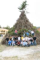 Vieni a vedere la preparazione e l'accensione del fal dedicato a S. Isidoro