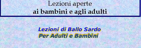 Lezioni di Ballo Sardo con Insegnante locale