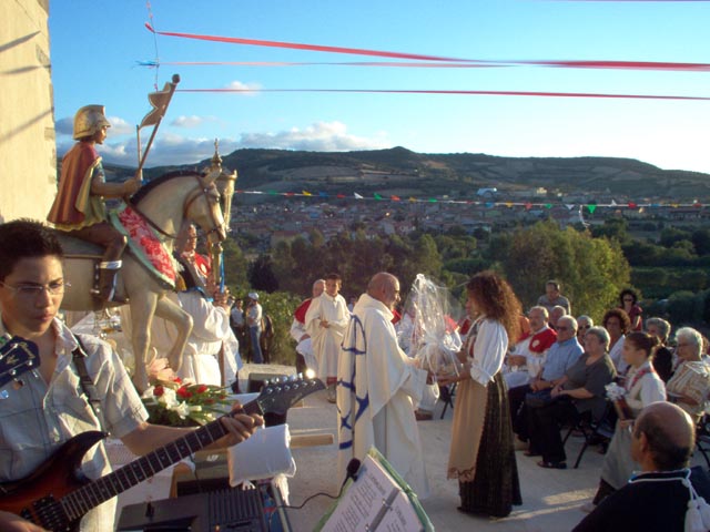 offertorio nella chiesa di San Crispo